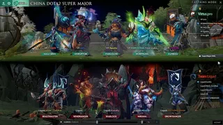 Gambar 1. Virtus Pro VS Team Liquid, China Super Major Game 3